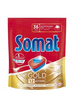 Таблетки для посудомийної машини Somat Gold, 36 шт